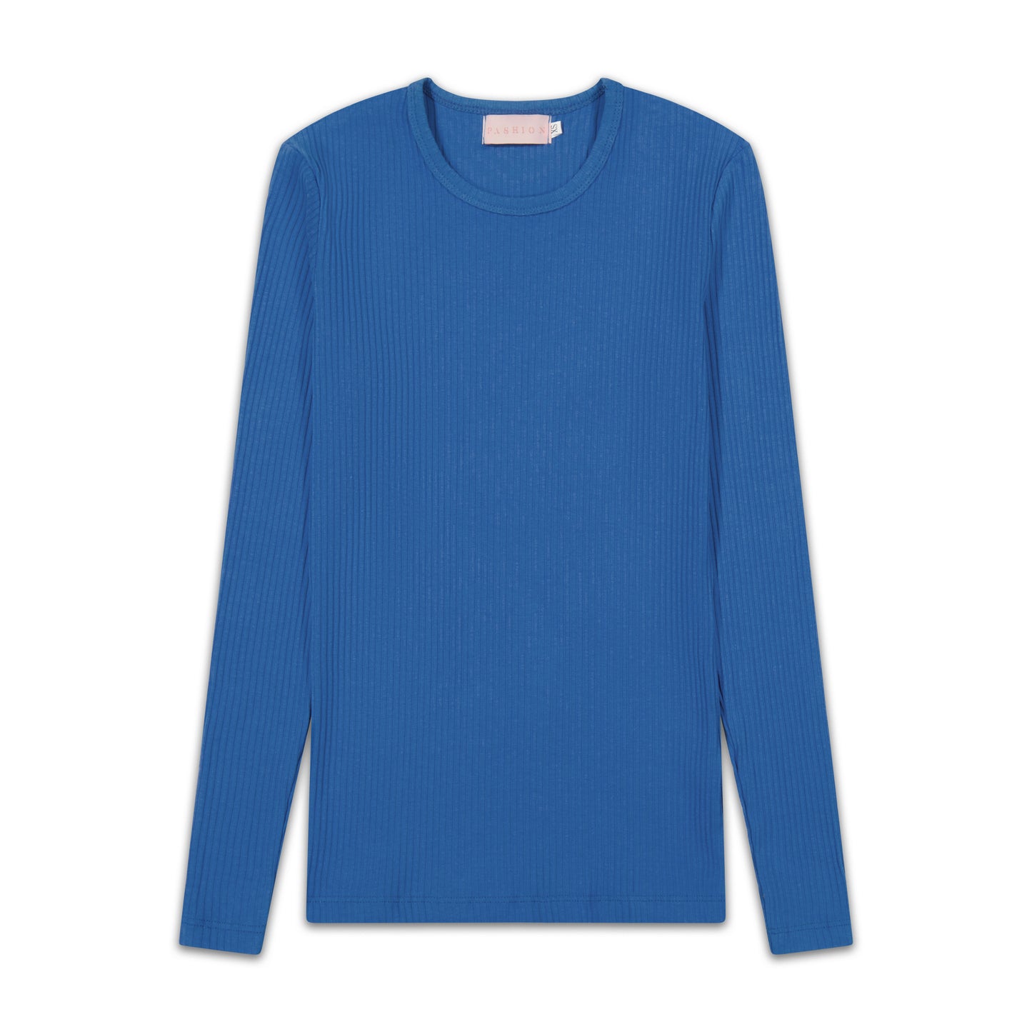 Wide Ribbed Crew - Royal Blue